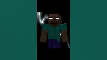 Herobrine vs Notch Herobrine is most powerful #minecraft #herobrine 💪