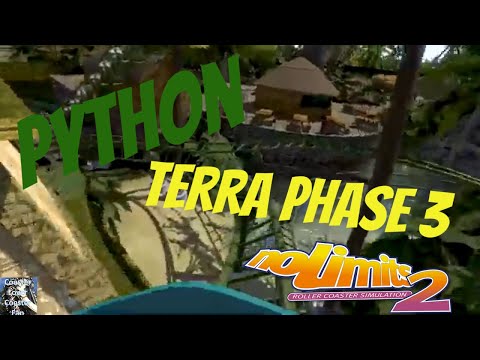 Python On Ride POV | Terra Phase 3 | NoLimits 2