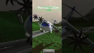 Runway over run (Runway Collins Mayday! mayday! Air crash animation)