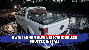 How To Install An Electric Roller Shutter On A GWM Cannon Alpha