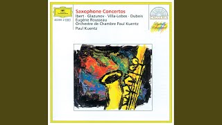 Video thumbnail of "Eugene Rousseau - Dubois: Concerto for Alto Saxophone and String Orchestra - 1. Lento espressivo - Allegro"
