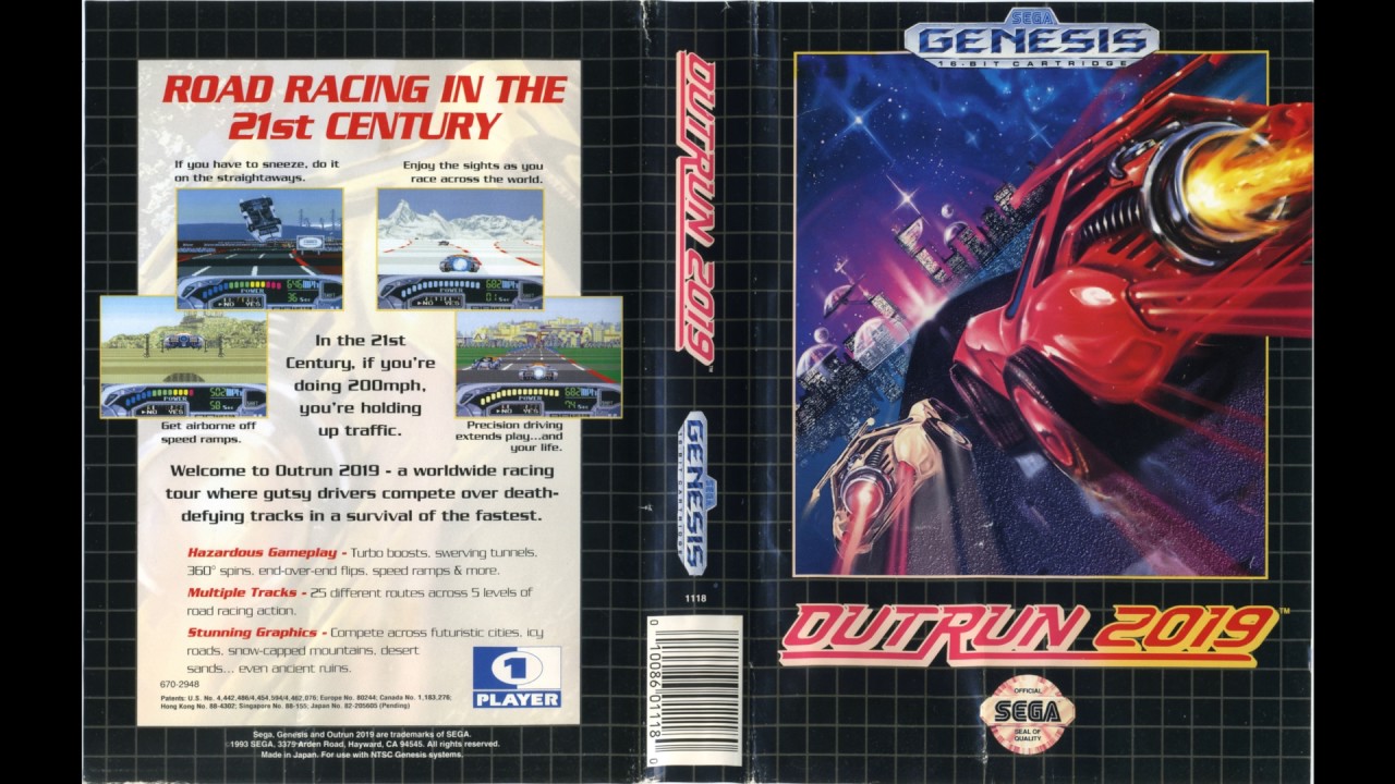 SEGA Genesis Music] OutRun 2019 - Full Original Soundtrack OST