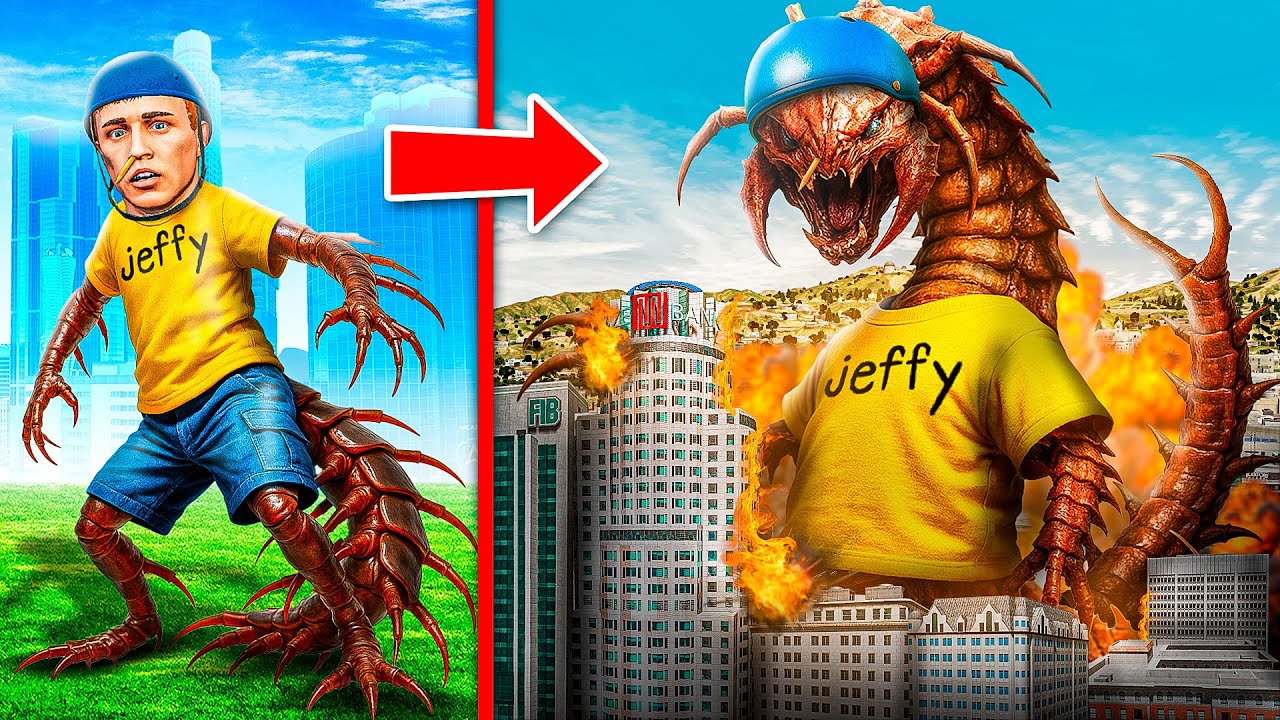 From HUMAN To CENTIPEDE In GTA 5!