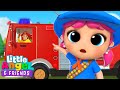 Firefighters To The Rescue | Little Angel And Friends Kid Songs