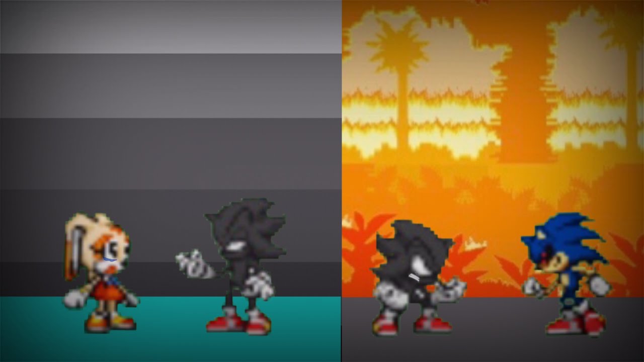 Sonic.exe vs dark sonic part 2