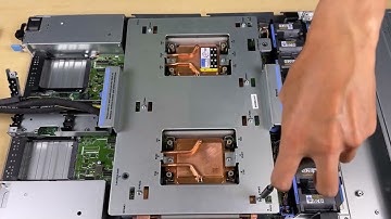 Lenovo ThinkSystem SR630 V4 installing a Lenovo Compute Complex Neptune Core Module