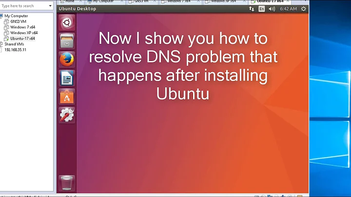 Resolving DNS Problem after installing Ubuntu