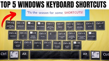 Top 5 Windows Keyboard Shortcuts You Should Know in 2025 🚀 (Boost Your Productivity)