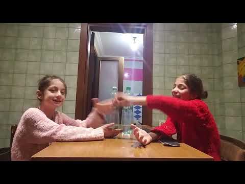 როგორ დააყენა მარიამმა ვიდეოს ბოლოს გვერდულად ბოთლი