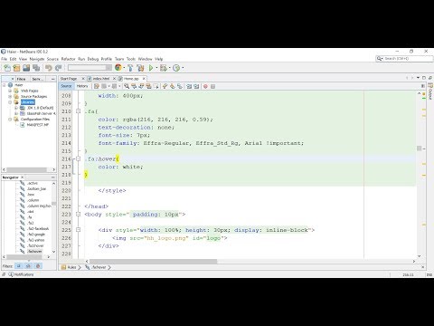 Tutorial 1 : Convert HTML Pages to JSP (NetBeans)