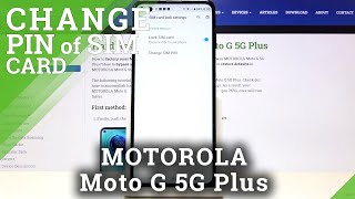 How to Change PIN of SIM Card in Motorola Moto G 5G Plus – Mange SIM Card Password screenshot 4