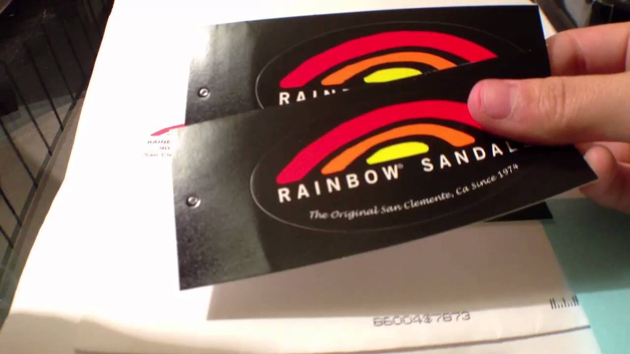 Free Sticker 6 Rainbow Sandals Youtube