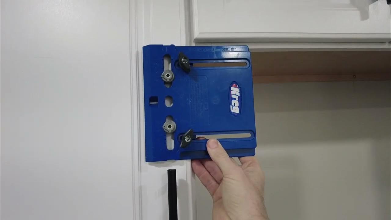 how to install hardware with a kreg jig YouTube