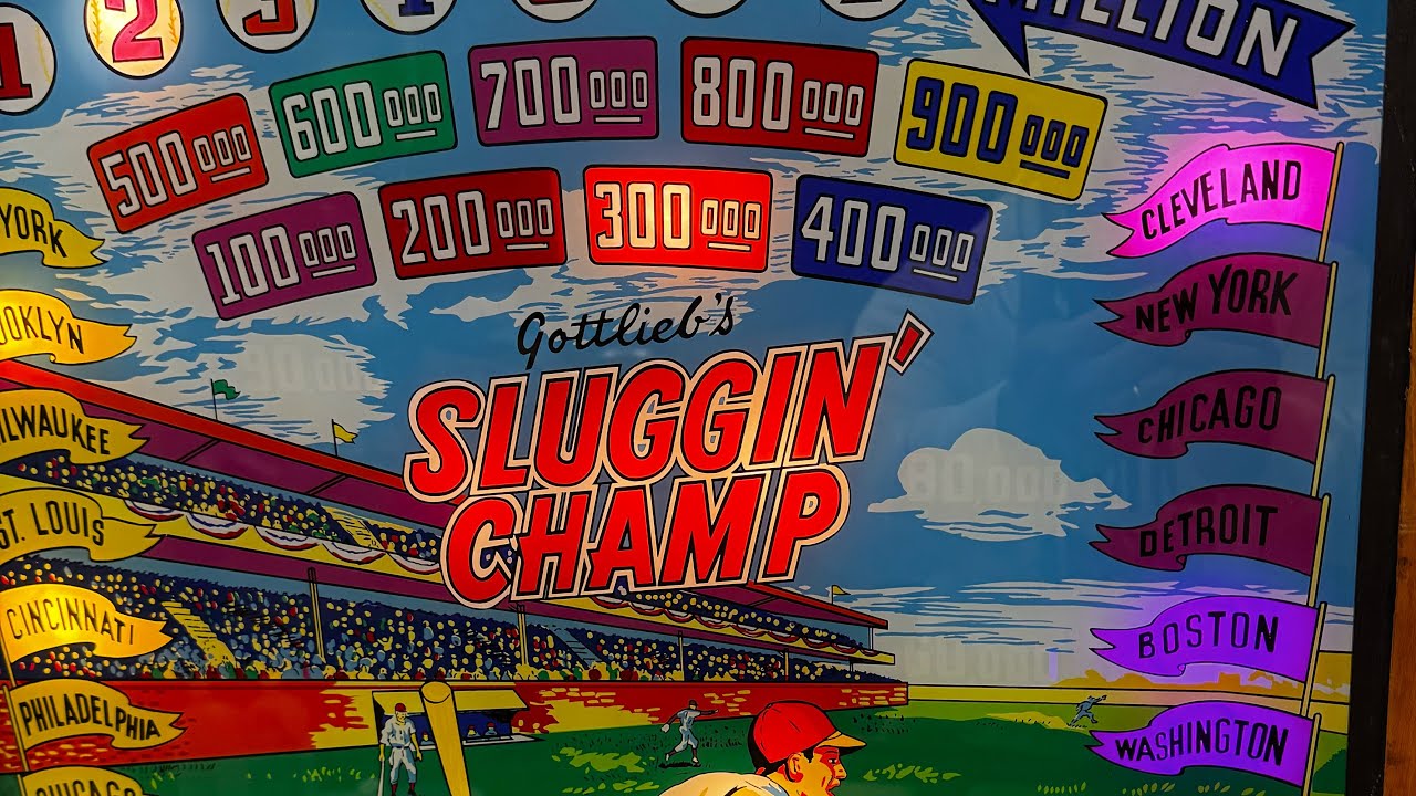 Реставрация пинбольного автомата Sluggin Champ, часть 2: подробное описание процесса.