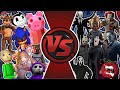 Halloween total war piggy bendy fnaf vs jason voorhees michael myers  more cartoon fight club