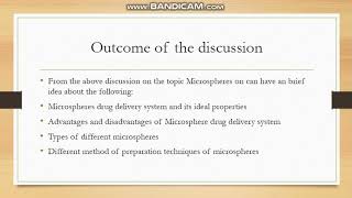 Microspheres drug delivery, Part III