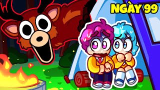 Hiha Sinh Tồn 99 NGÀY TRONG RỪNG trong Roblox 😱🤣
