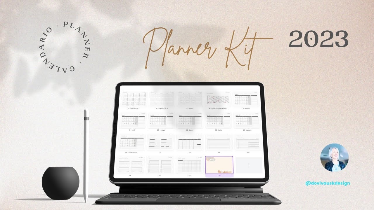 Planner Kit 2023 // Descárgalo GRATIS en PDF / CANVA / GoodNotes - YouTube