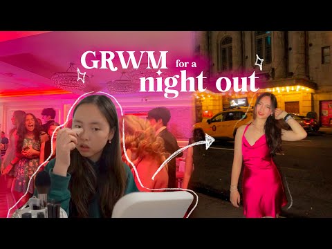 GRWM for a NIGHT OUT 💃🏻🪩 | junior year