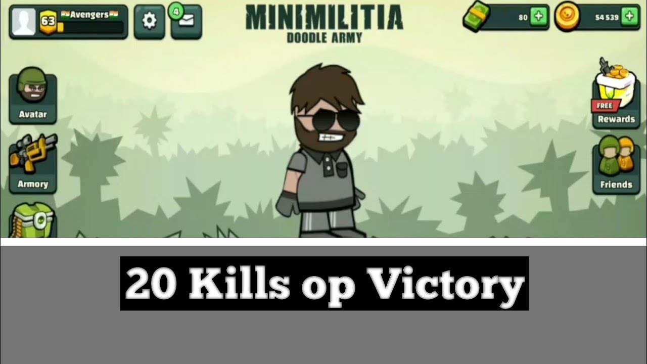 Mini Militia 'Desert Eagle' Only gameplay