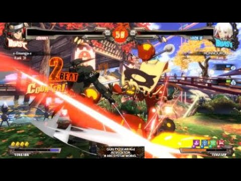 Guilty Gear Xrd Rev2 - Honnou Jack-o vs x-Ensenga-x Johnny 16