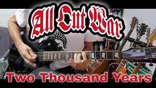 All Out War - Two Thousand Years (Guitar Cover)
