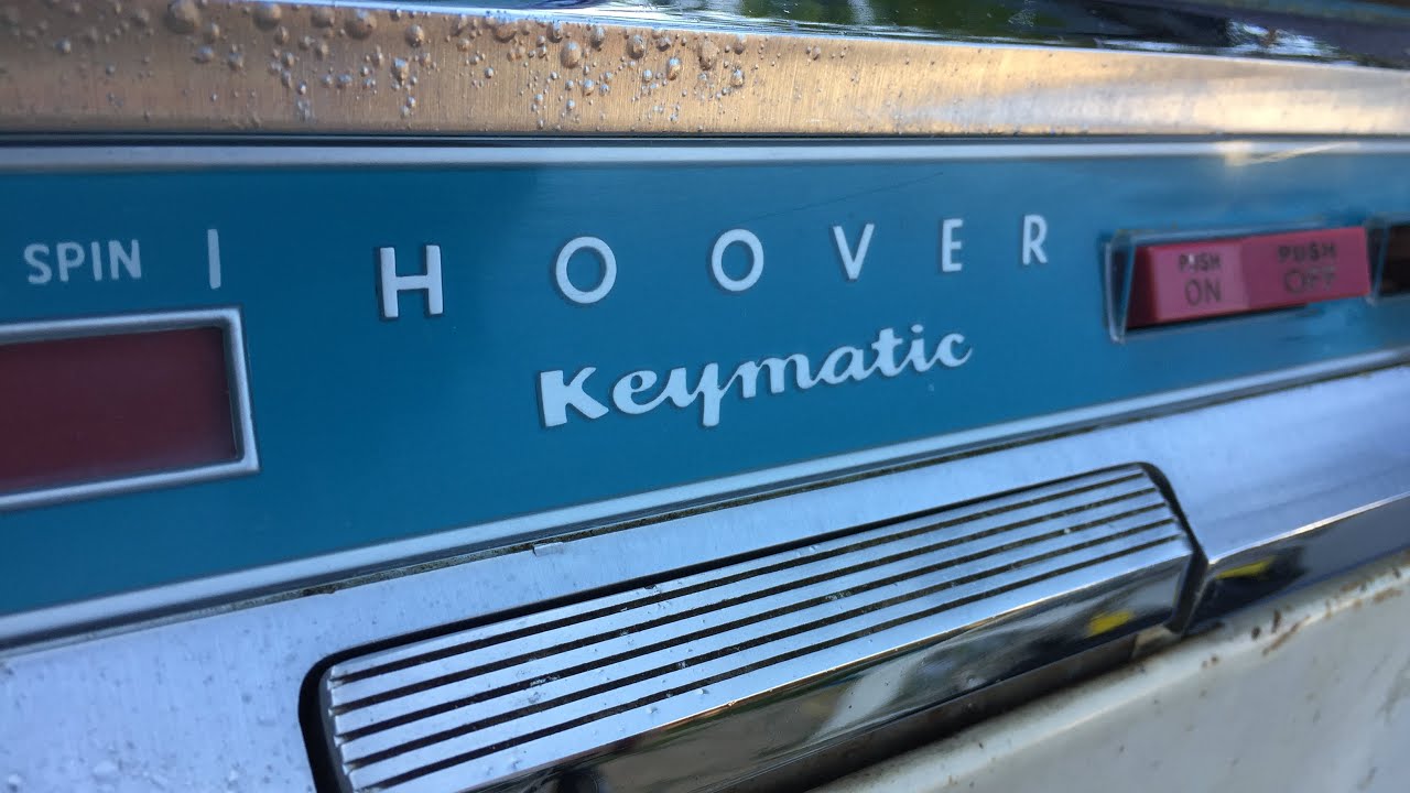 Vintage Hoover Keymatic Washing Machine 3224 - Spin Only p7 - YouTube