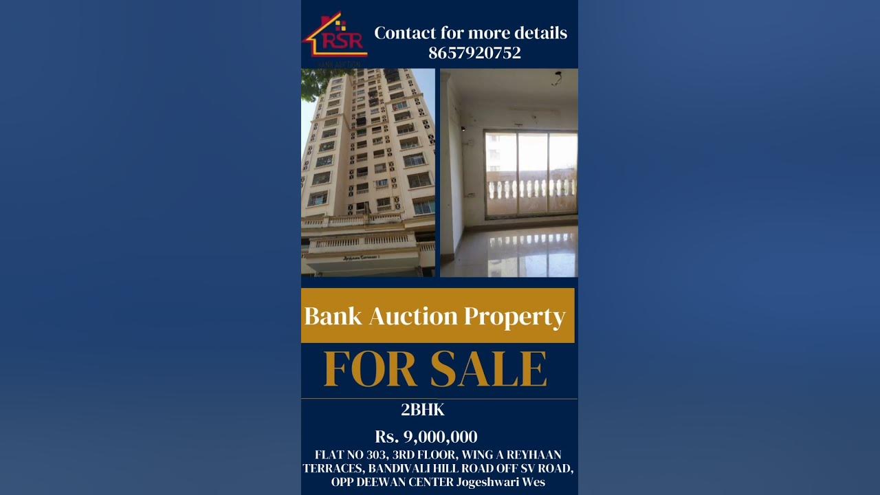 Bank auction property in jogeshwari mumbai bankauctionproperty propertyforsale auction YouTube