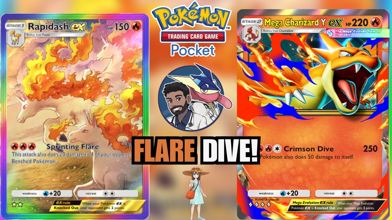 RAPIDASH EX Gets A Huge BUFF With Mega Charizard! Pokémon TCG Pocket