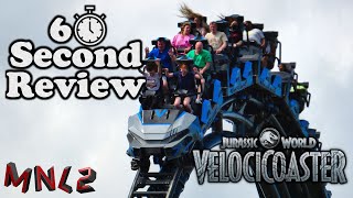 60 Second Review - VelociCoaster at Universal's Islands of Adventure #shorts