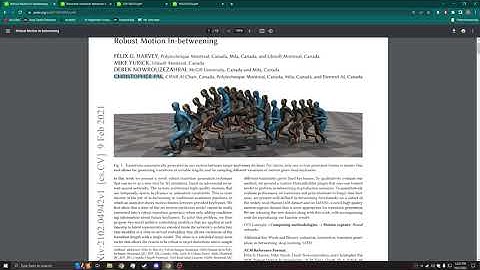 Robust Motion In-betweening Paper Walkthrough