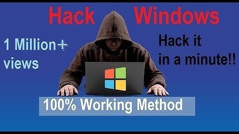 How to Hack windows password | Windows password hacking in one minute