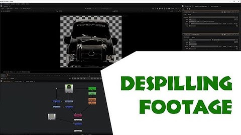 Nuke Tutorial  - Despilling Footage #nuke #despill #greenscreen