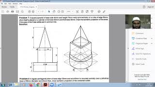 Problem no  7 in isometric in solid edge software Profile