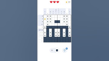 Nonogram #1 | #nonogram #nonograms #maths
