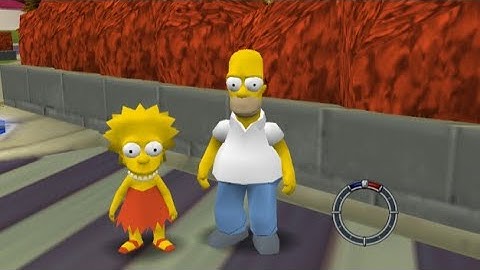 Autumn Texture Theme Mod The Simpsons Hit And Run - Mod Gameplay