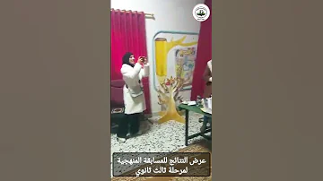 المسابقة المنهجية لمرحلة ثالث ثانوي في مدرسة عين زارة 