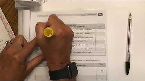 Grade 6 Module 1 Lesson 2 classwork