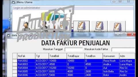 membuat program penjualan dengan vb6