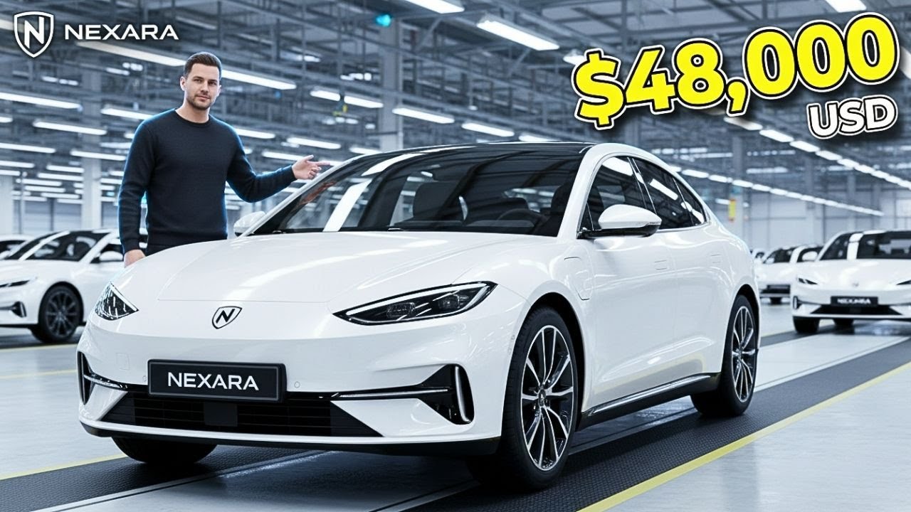 “NEXARA Mega Factory: Building a Luxury EV from Scratch ($48,000 USD Model)”