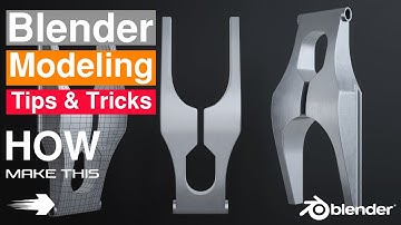 Blender Hard Surface Modeling _ Create Mechanical Design _ Blender 3D
