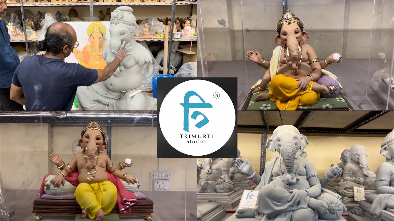 Vishal Shinde Ganpati 2023 | Trimurti Art Studio 2023 | Cute bappa Mumbai 