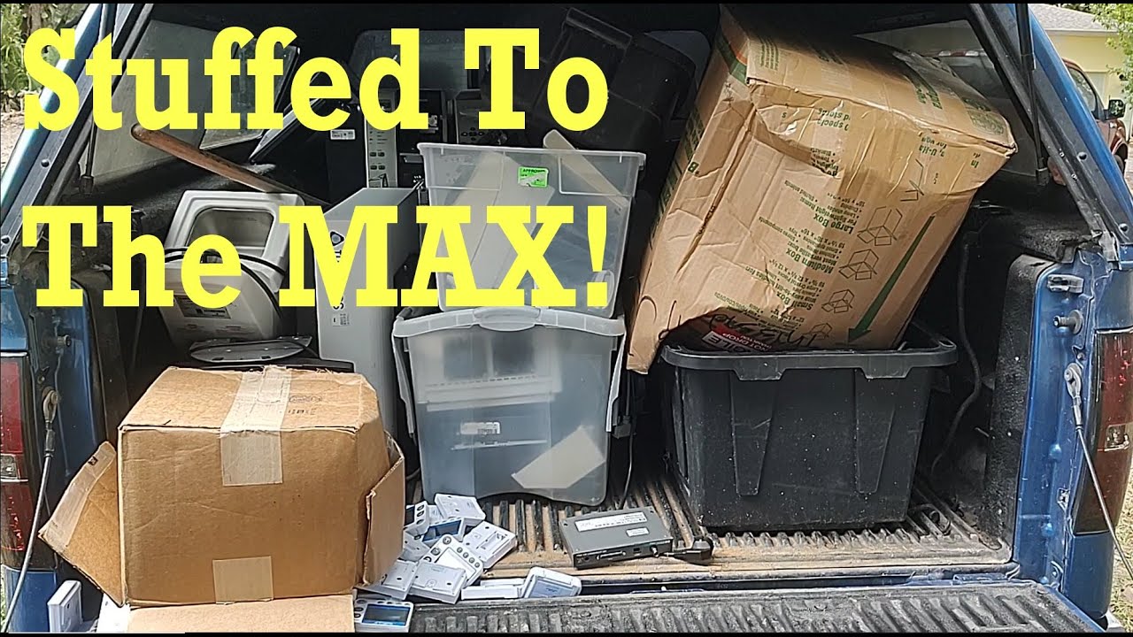 Another Great Scrap Pickup: Wire, Label Printers, Computers, Re-salable ...