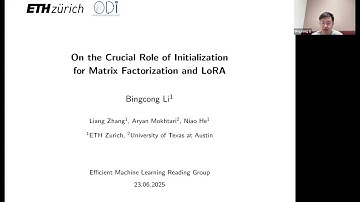 [EfficientML] Bingcong Li - On the Crucial Role of Initialization for Matrix Factorization