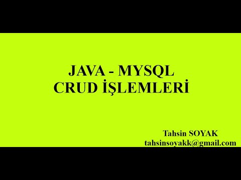 Video: Java'da DatabaseMetaData nedir?