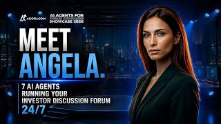 7 KI-Agenten managen Ihr Investorenforum rund um die Uhr – Lernen Sie Angela von AGORACOM kennen ...