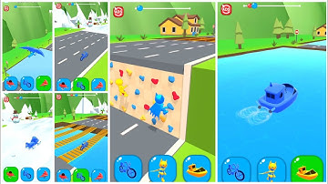 Shape-Shifting 🚲🚁🛶🚗 Game | Level 137-138 Gameplay Walk-through #gaming #shapeshifting #game #games
