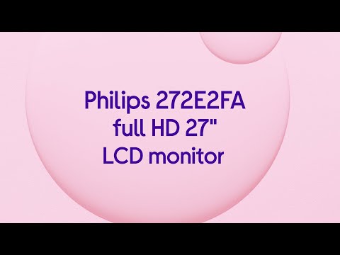 Philips 272E2FA Full HD 27" LCD Monitor - Black - Product Overview