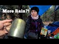 Camping in heavy rain  pinchot trail south loop backpacking trip