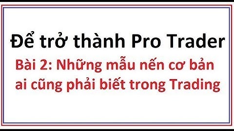 Để trở thành Pro Trader Bài 2: Những mẫu nến Nhật đảo chiều cơ bản phải biết - Nến Nhật căn bản